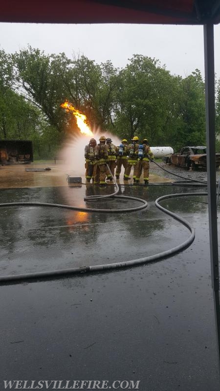 Fire training - Photo by K. Eshleman